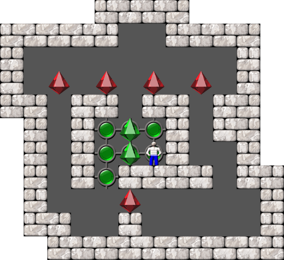 Sokoban Square Dance level 23